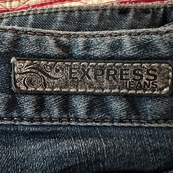 Express Denim - Express Blue Boot Cut Jeans Classic Indigo